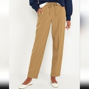 Old Navy - Tan - Women's High Waisted Billie Straight Trouser - Size Large
